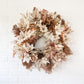 Fall Front Door Wreath with Maple Leaves, White Pumpkins, and Dried Baby's Breath - Ash & Hart 
