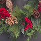Red Berrry and Pine Christmas Front Door Wreath