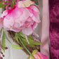 Pink Hydrangea and Peony Valentines Day Front Door Wreath