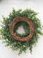 Eucalyptus Candle Ring Wreath, Farmhouse Wreath, Eucalyptus Wreath