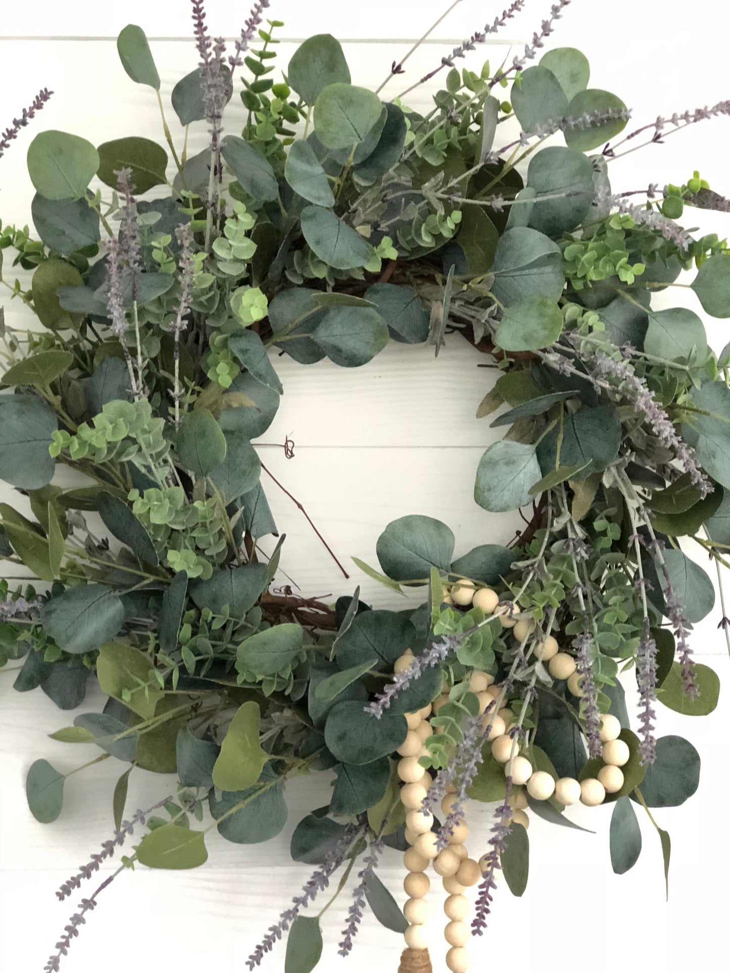 Lavender and Eucalyptus Wreath, Front Door Decor, Spring Wreath, Spring Porch Decor, Wreaths For Spring