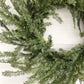 Winter Wreath for Front Door, Artificial Evergreen Wreath, Pine Outdoor Wreath