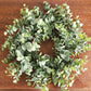 Eucalyptus Candle Ring Wreath, Mini Eucalyptus Wreath, Farmhouse Kitchen Wreath