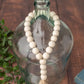 Natural Farmhouse Beads, Natural Wood Bead Garland, Farmhouse Decor, Home Decor Beads, Boho Beads